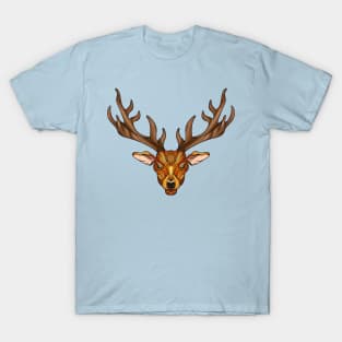 Mandala deer design with a deer designed in a mandala style T-Shirt